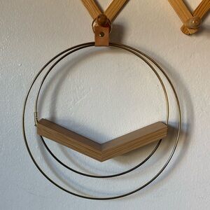 Modern Gold Hoop shelf